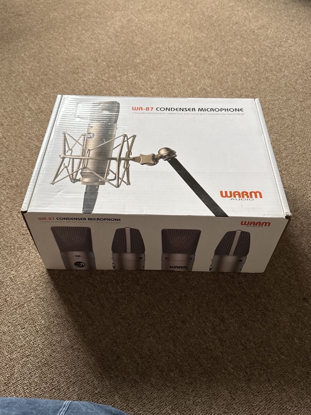 Warm WA-87 Condenser Microphone in Box